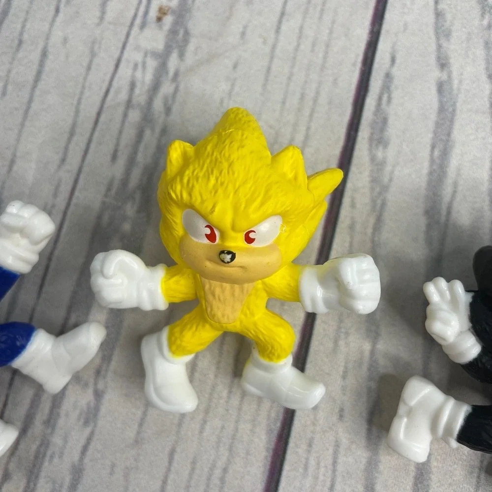 Sonic the Hedgehog Shadow Super Mini Figures Kids Toys Collection Cake Topper